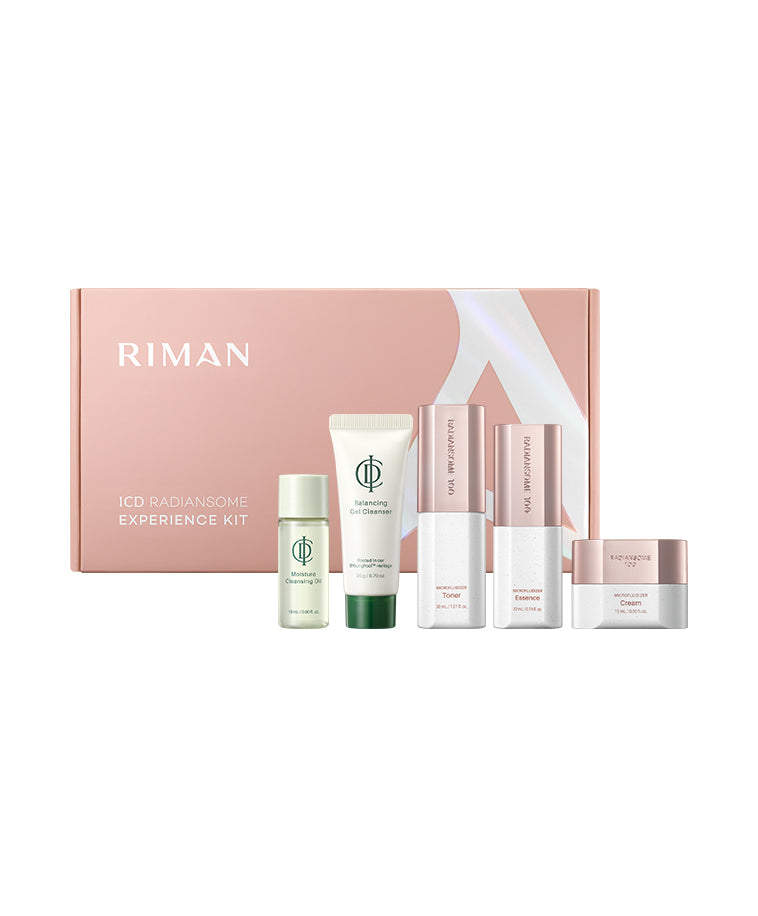 Try the ICD RADIANSOME Experience Kit featuring 5 Korean skincare essentials for hydrated, radiant, healthy-looking skin. Perfect for travel or gifting.